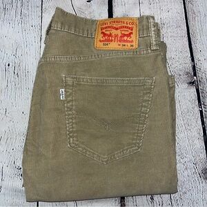Levi's Men's Straight Jeans in Olive